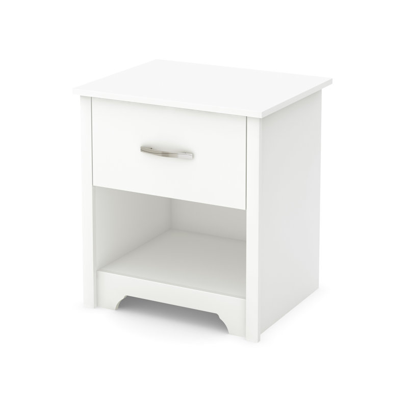 Fusion 1 - Drawer Nightstand, White