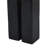 Modern Decorative Arch Sculpture In Matte Black Solid Marble, 8 Inch