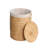 Abercromby Water Hyacinth Round Laundry Hamper with Lid, Light Brown 15 in – Wicker Laundry Basket with Removable Liner for Dirty Clothes, Bedroom or Nursery-121826984-121826986