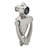 High Door Knocker W/220 Degree Viewer-73170375-73170376