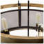 Lustre tambour 3 lumières de style bougie Stidham