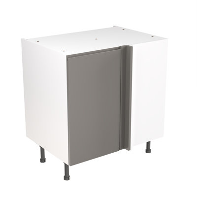 KitchenKit Flatpack J Pull Matt Base Unit Blind Corner