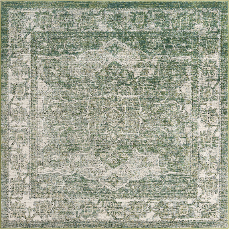 Mekalah Oriental Indoor Rug, Square 7'10"