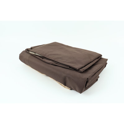 10X10 Ft Outdoor Gazebo Replacement Top - Brown. And Water-Repellent Fabric. Double Tiered Roof With Draining Holes & Net Brown Canopy Replacement. Fabric Protection Water Resistance. Has Drain