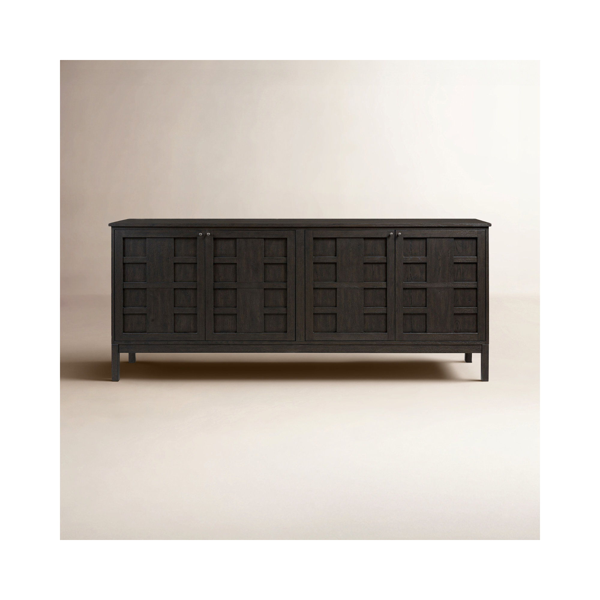 Colina Sideboard-Smoked Black, Black