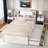 Milijanka Platform Bed with Storage LED Headboard, Two Drawers and A Trundle-2082282169-2082282151