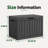 50 Gallon Outdoor Plastic Deck Box with Lid, Weather-Resistant Storage for Patio Furniture, Pool Toys & Garden Tools-111941485
