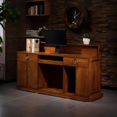 SINNOG Retro Solid Wood Cashier's Desk