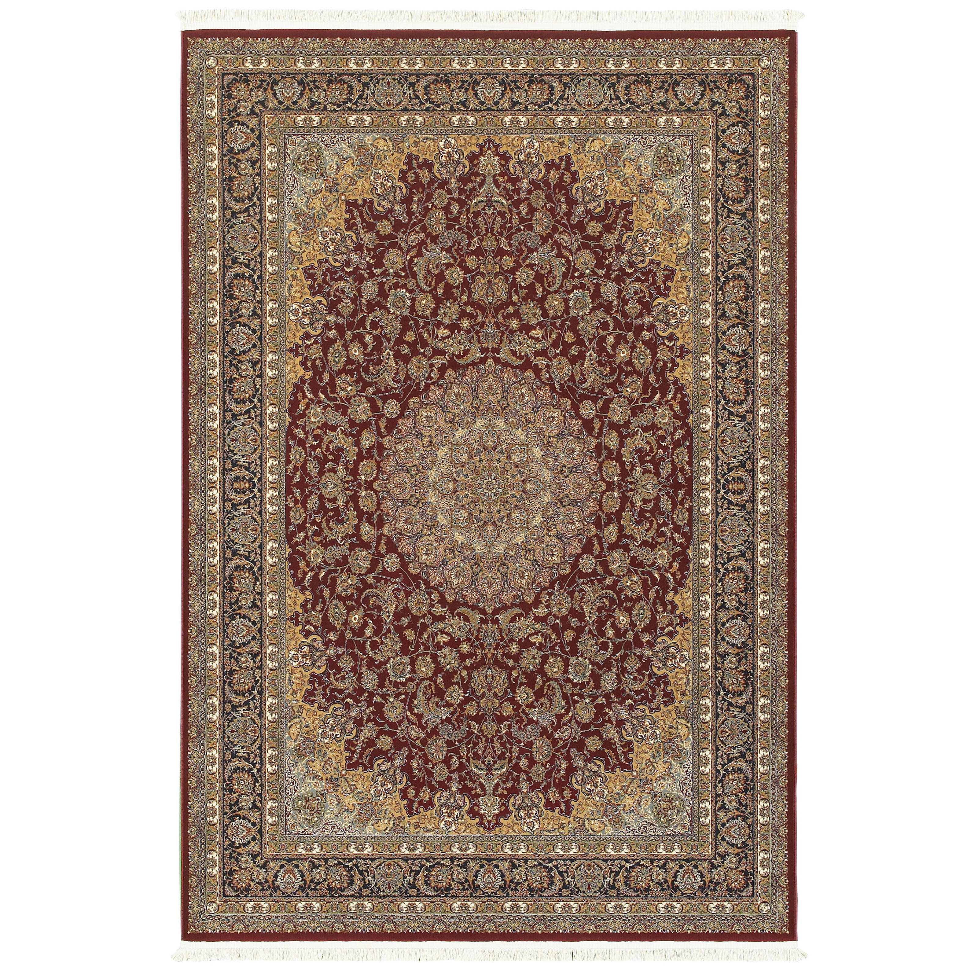 Keneipp Small Rug Astoria Grand Knepp Power Loom Red/Beige Area Rug | Wayfair