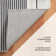 Gunner Stripe Gray Machine Washable Rug
