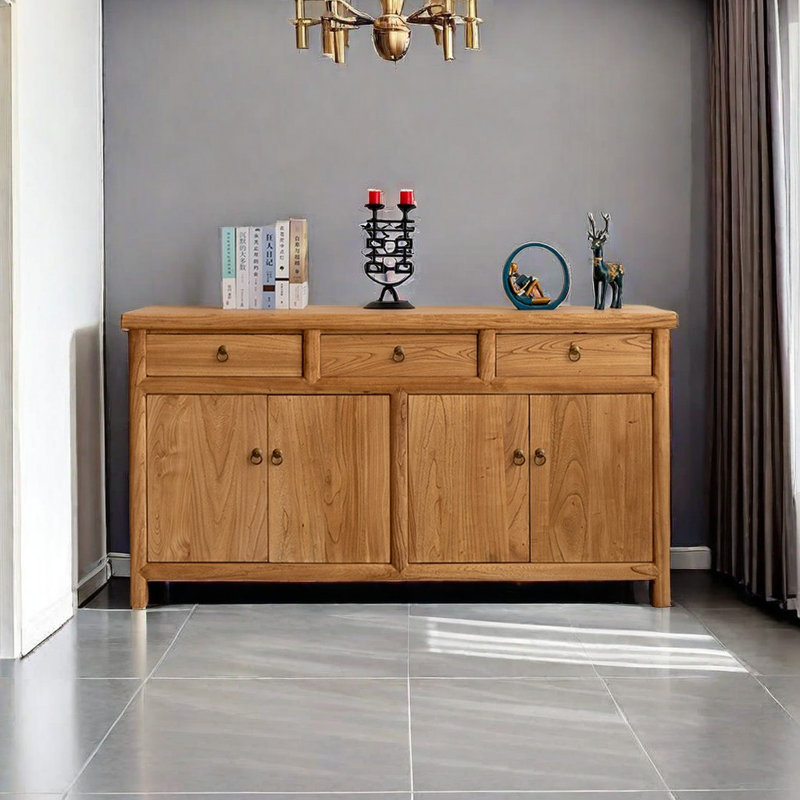 Armoire de véranda en bois massif