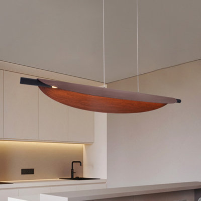 Modern Creative Leaf Led Chandelier Lighting For Dining Room