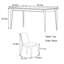 Ensemble de table d'appoint moderne et luxueux-110959981