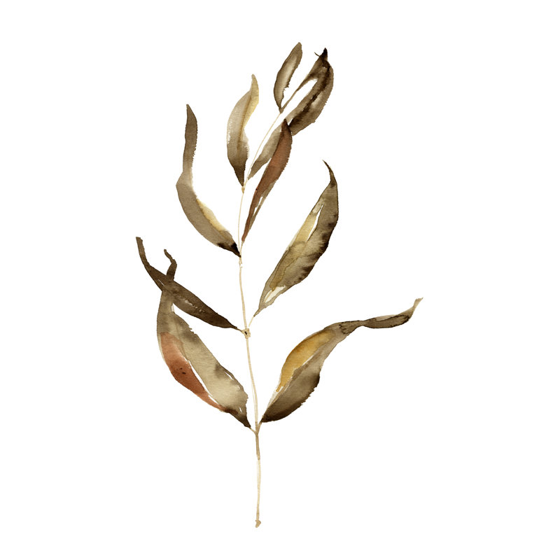 Autumn Stem I - Painting, Wrapped Canvas, 46 cm H x 30 cm W
