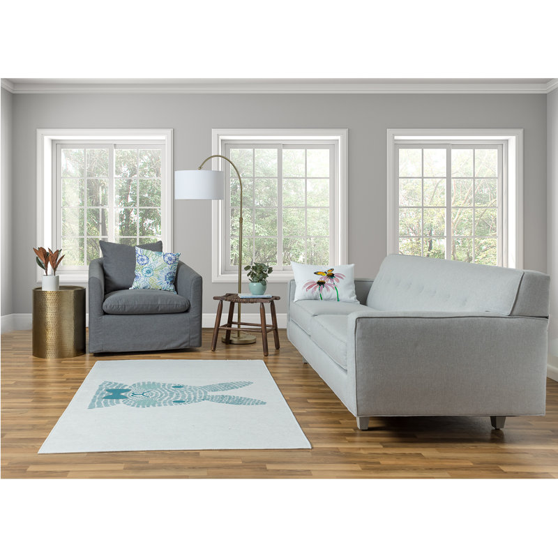 Tapis en chenille de Pâques monochrome, Rectangle 4 pi x 6 pi