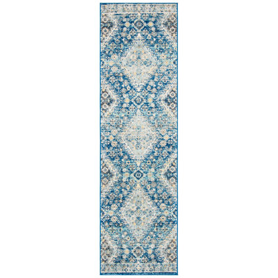 Tapis oriental bleu marine Christa