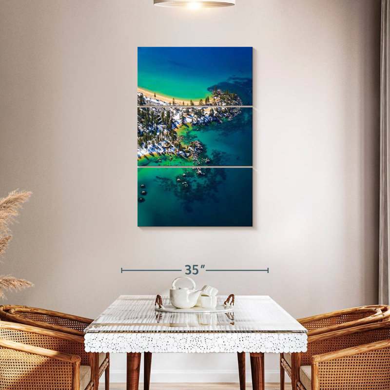 Alvord Lake Tahoe d'en haut, H 45 po x l 28 po