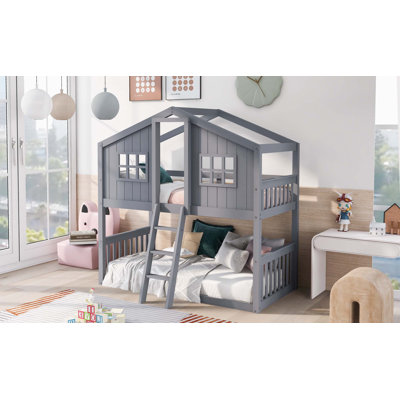 Provo Kids Twin Over Twin Bunk Bed