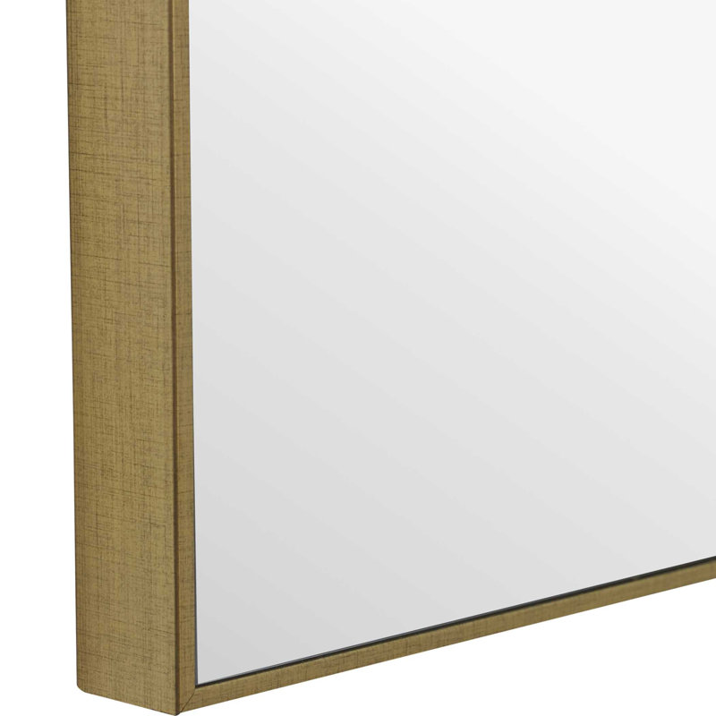 Miroir Foran, H 31 po x l 21 po, Doré
