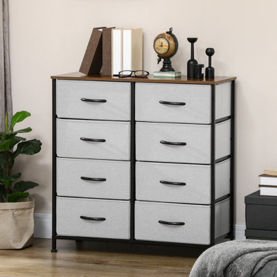Kinzlie 80cm W 8 - Drawer Chest of Drawers