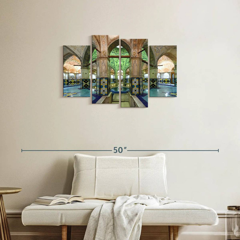 Lilie Sultan Amir Ahmad Bathhouse, H 22 po x l 36 po