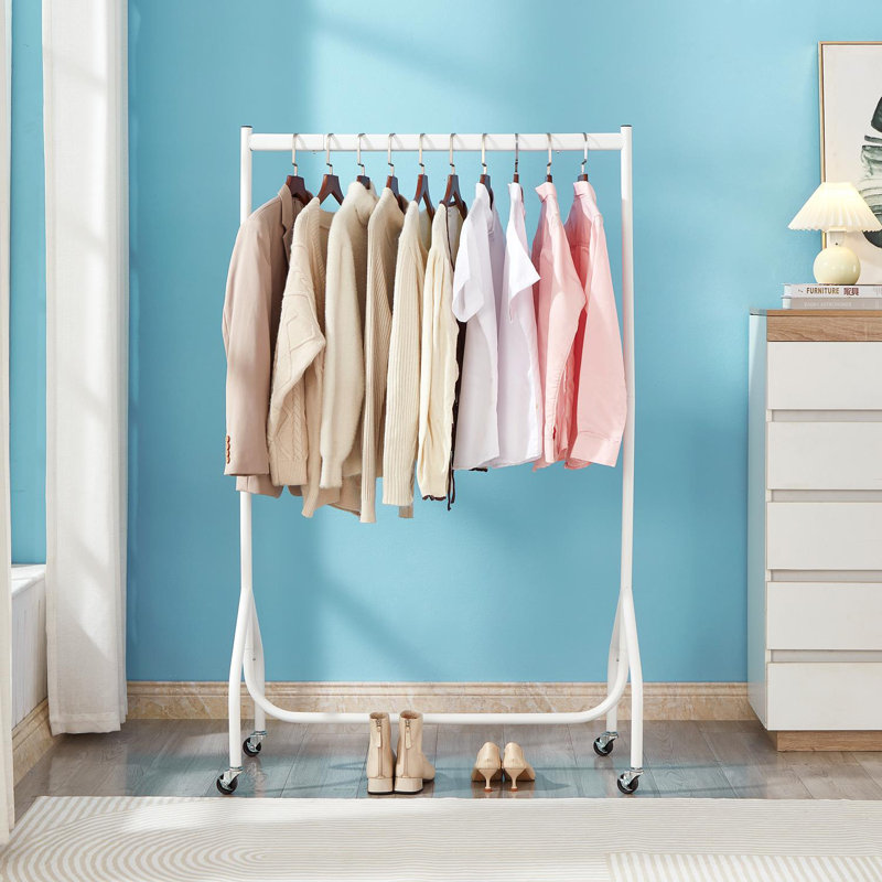 183cm Rolling Clothing Rack, 150cm H x 92cm W x 46.5cm D