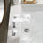 Waterfall Widespread Bathroom Faucet with Drain Assembly-95110730