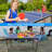 Foldable 4.5FT Table Tennis Table,for Indoor and Outdoor Use