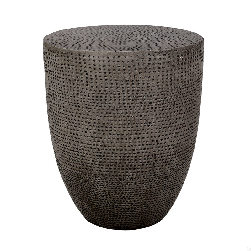 Table d'appoint d'extérieur en béton léger