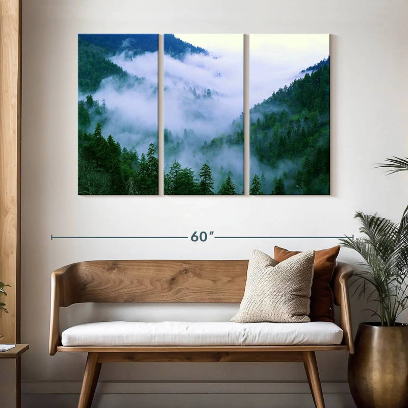 Brume Smoky Mountains, H 32 po x l 50 po