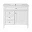 Meuble-lavabo de 36 pouces avec lavabo supérieur, durable et élégant pour les salles de bain modernes, maximisant le rangement et l'élégance-289928806