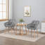 Fauteuil capitonné en velours Pedigree