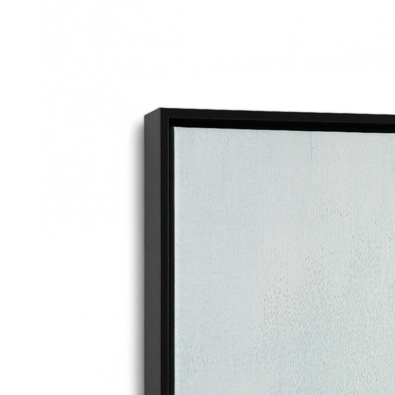 «Cloudy Shoreline Hues II», reproduction sur toile, H 32,75 po x l 32,75 po x P 1,75 po, Cadre flottant noir satiné, 1
