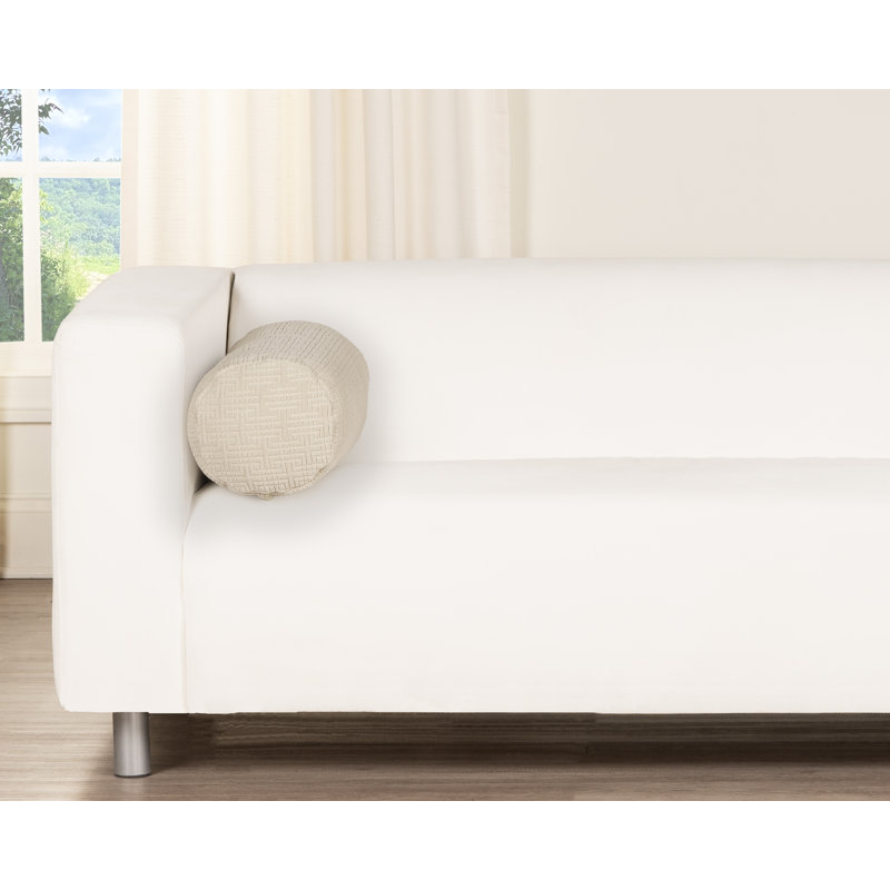 Coussin Odeon, 39" x 8", Polyfill, Crème