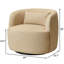 Fauteuil demi-tonneau pivotant Wheat-1227608944