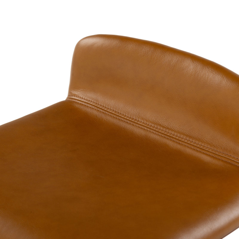 Vanya Barstool, Short Stool - 28", Brown