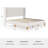 Martha Stewart Carmy Platform Bed With Tufted Wingback Headboard-124405099
