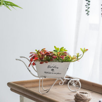 Décoration de table brouette 11,5 x 4 x 7 po