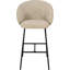 Kelsby Upholstered Counter Stool with Metal Frame