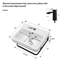 Lavabo de salle de bain mural simple 17 "avec porte-serviettes