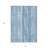 HomeRoots 3' X 5' Sky Blue And Denim Blue Botanical Leaves Washable Indoor Outdoor Area Rug