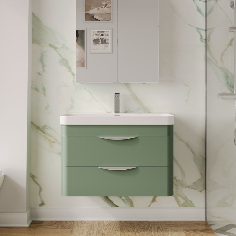 Parade 810 mm Bathroom Vanity, Satin Green