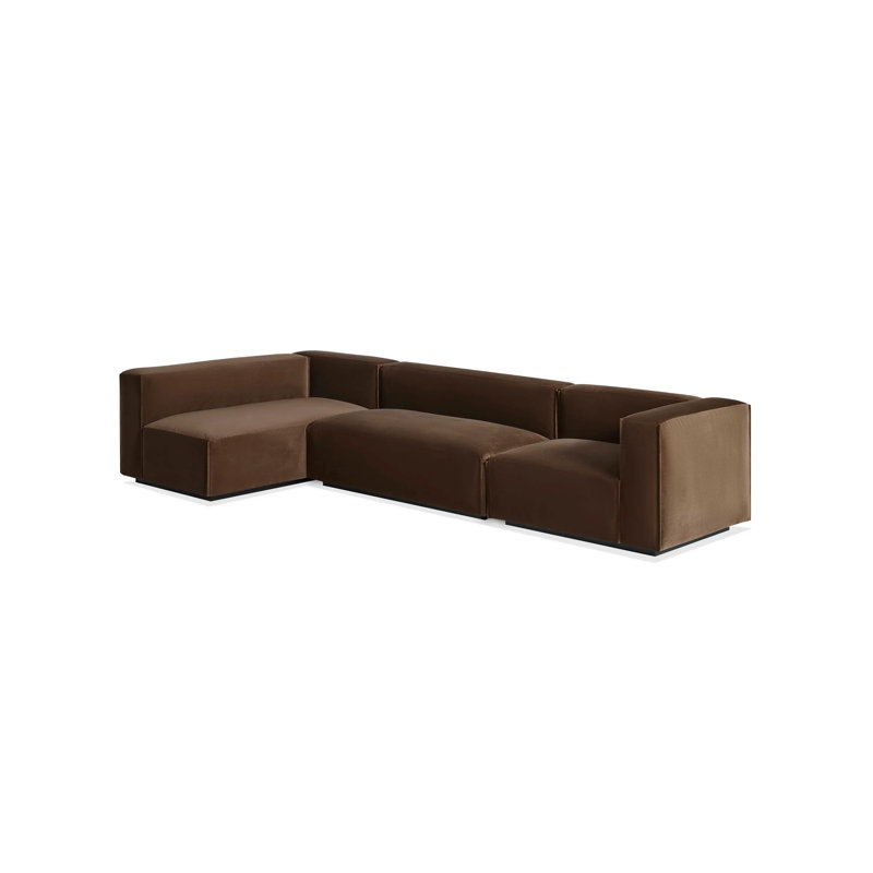 Cleon Modular Sectional, Maharam Mode in Clavicle 100% Polyester, Left Hand Facing