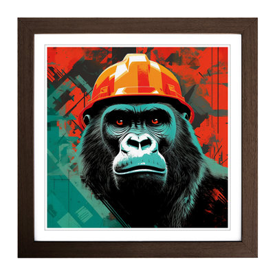 Gorilla Constructivism - Framed Print