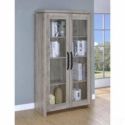 2-Door Engineered Wood Tall Cabinet