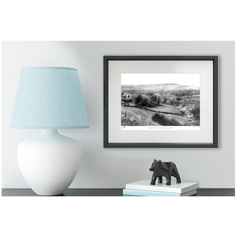 Skelton, The Village C1965 - Single Picture Frame Print, 60cm H x 80cm W x 2.3cm D