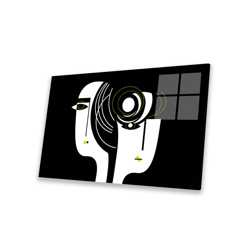 «The Couple» par Soul Curry - impression non encadrée, H 16 po x l 24 po x P 0,25 po