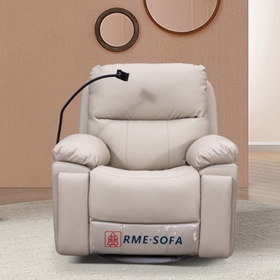 Modern Functional Single Recliner with Phone Stand