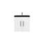 Ensemble de meuble-lavabo mural simple 24 po Camon-1423007542-1423007543