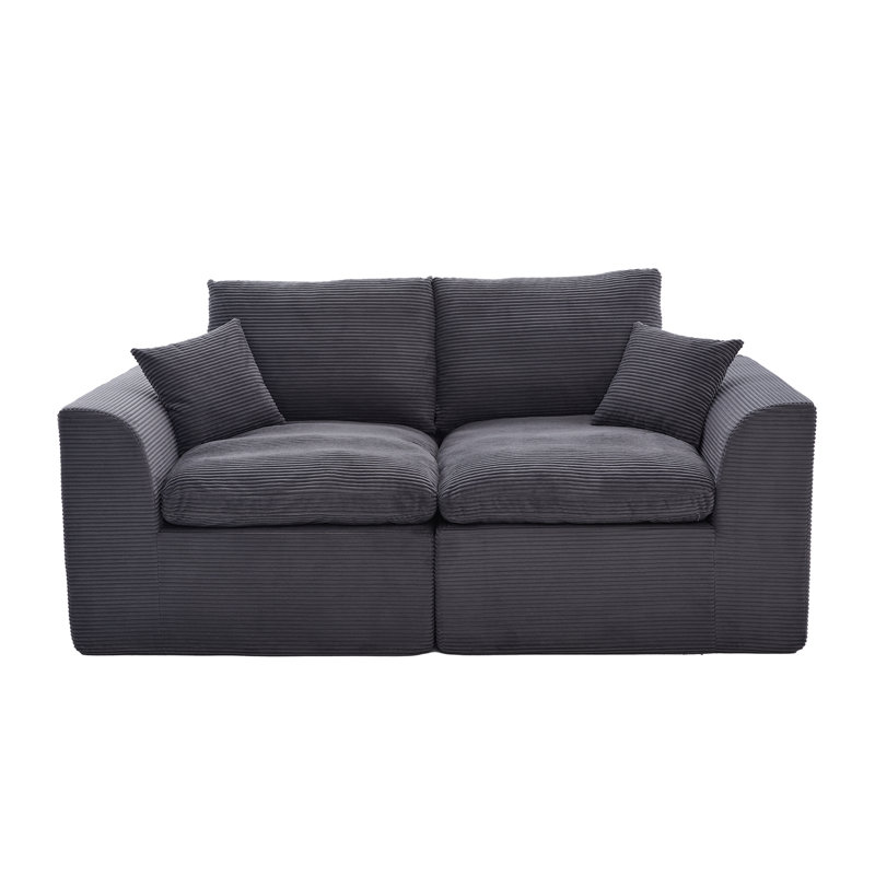 Canapé modulaire modulaire Cloud, Gris foncé